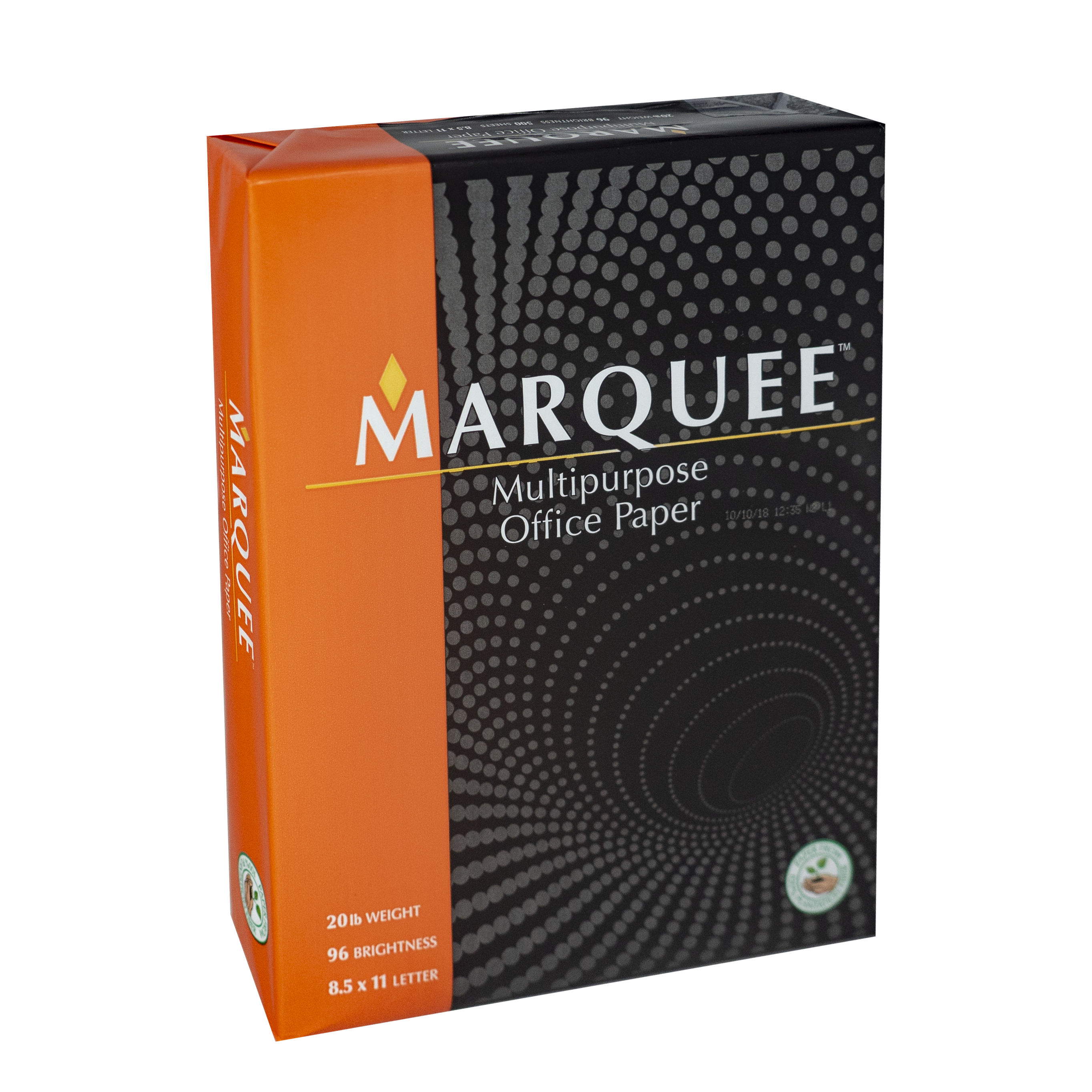 MARQUEE MULTIPURPOSE PAPER, 20LB, 96BR, 500 SHEETS/REAM, 10 REAMS/CARTON